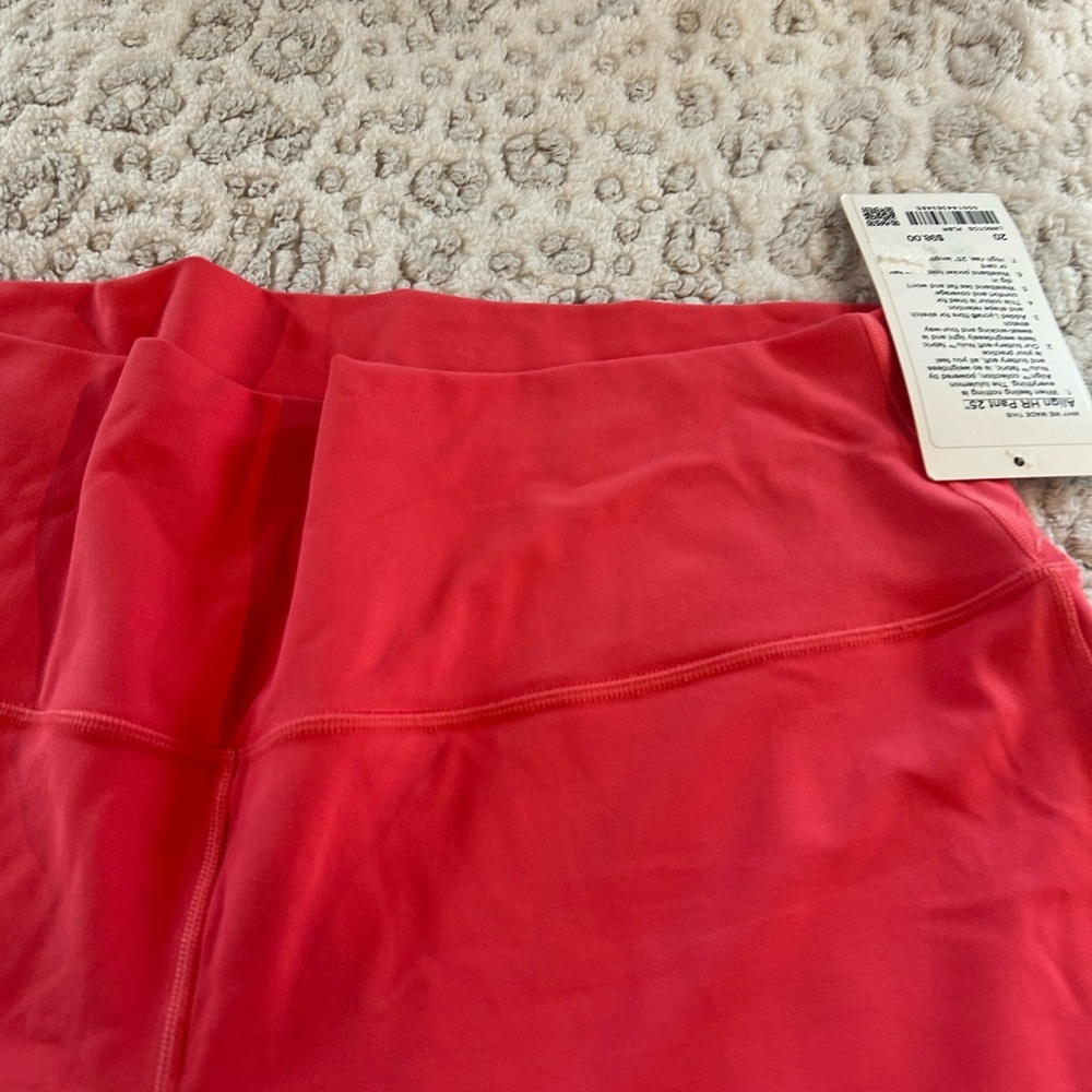 NWT Lululemon Align Highrise 25” Women’s Size 20 Vibrant Leggings - Picture 3 of 7
